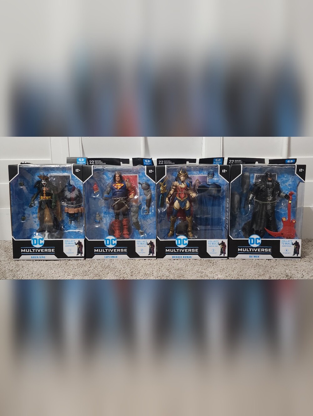 New DC Multiverse Darkfather BAF Wave 4, Dark Knights Death Metal, Complete Set